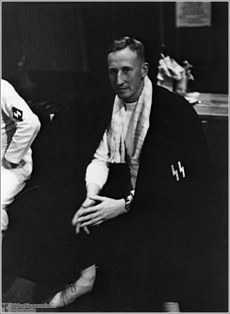Reinhard Heydrich at a Fencing Competition with the Berlin SS Fencing Team